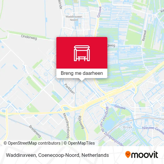 Waddinxveen, Coenecoop-Noord kaart