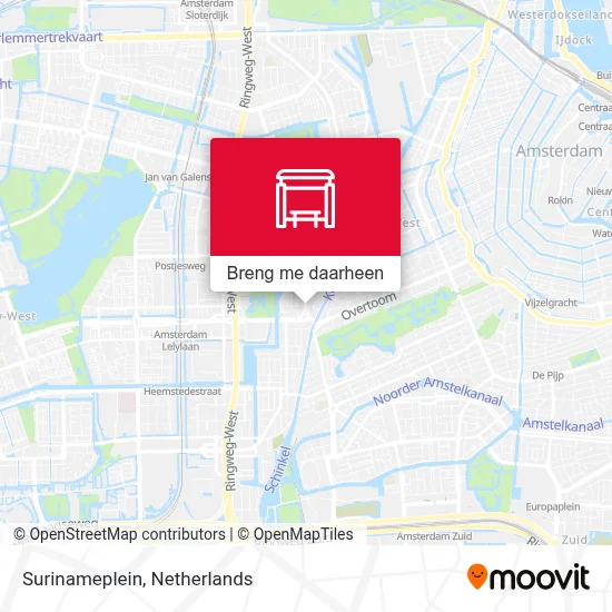 Surinameplein kaart