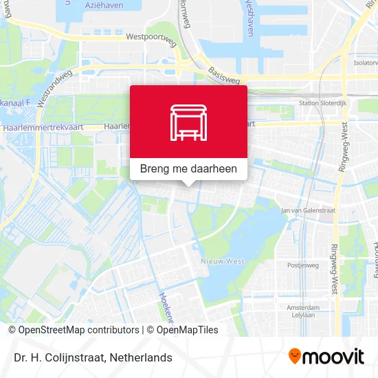 Dr. H. Colijnstraat kaart