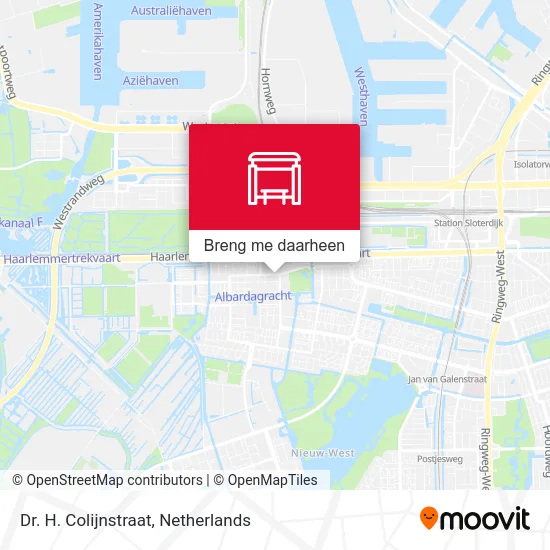 Dr. H. Colijnstraat kaart