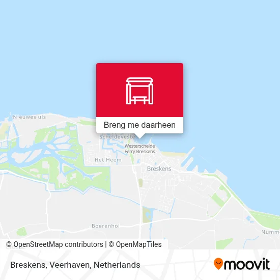 Breskens, Veerhaven kaart