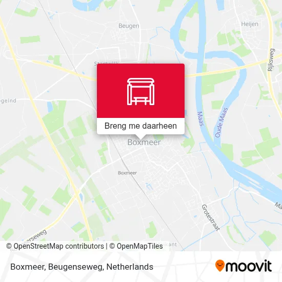 Boxmeer, Beugenseweg kaart