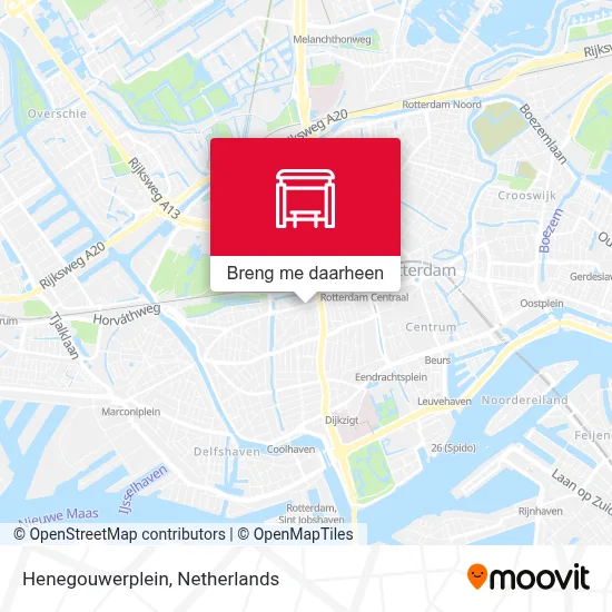 Henegouwerplein kaart