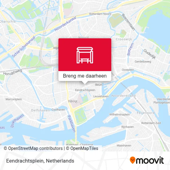 Eendrachtsplein kaart