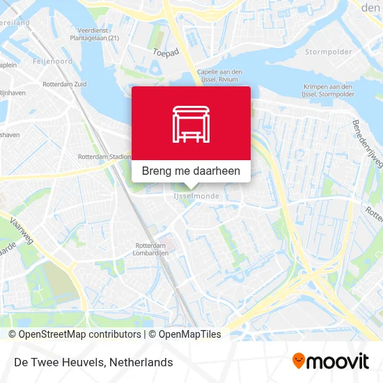 De Twee Heuvels kaart