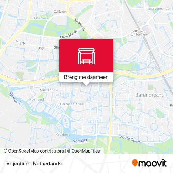 Vrijenburg kaart