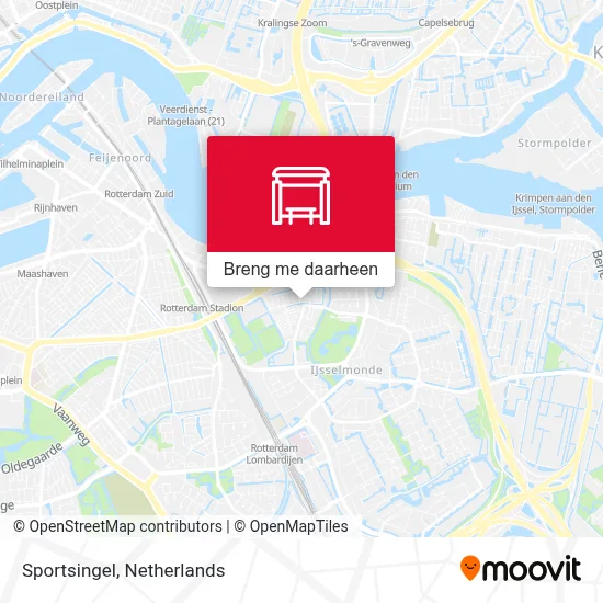 Sportsingel kaart