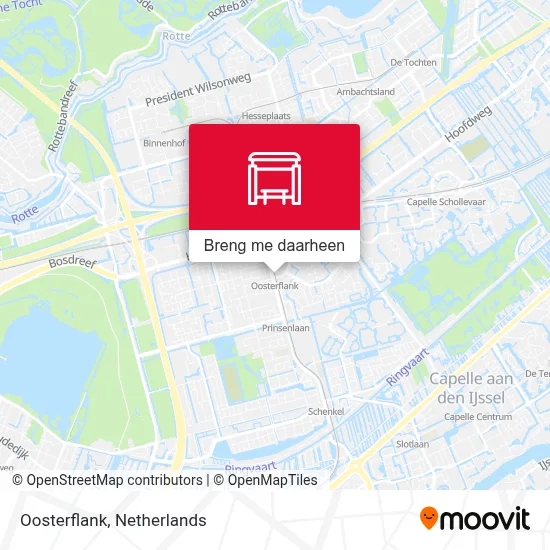 Oosterflank kaart