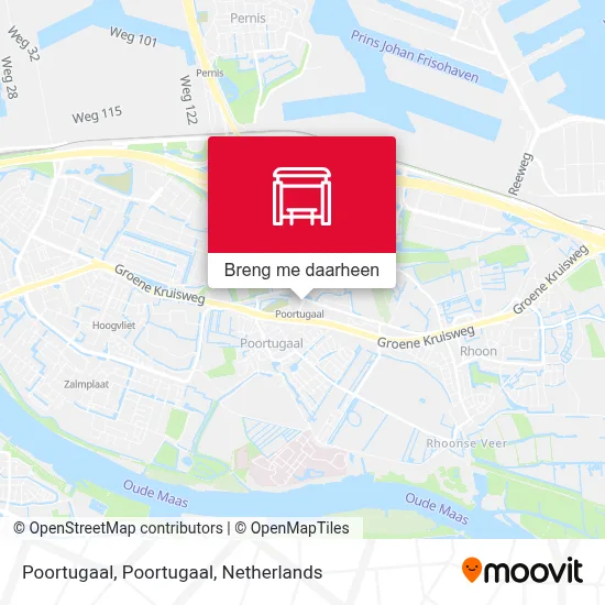 Poortugaal, Poortugaal kaart