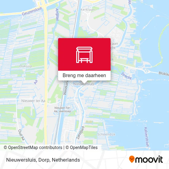 Nieuwersluis, Dorp kaart
