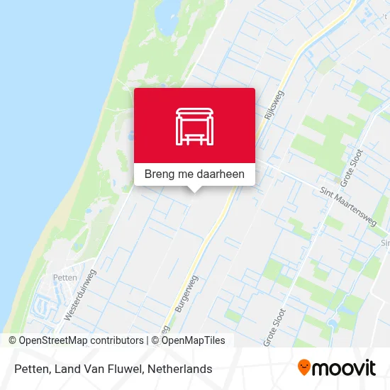Petten, Land Van Fluwel kaart