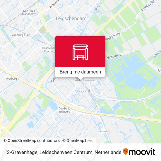 'S-Gravenhage, Leidschenveen Centrum kaart