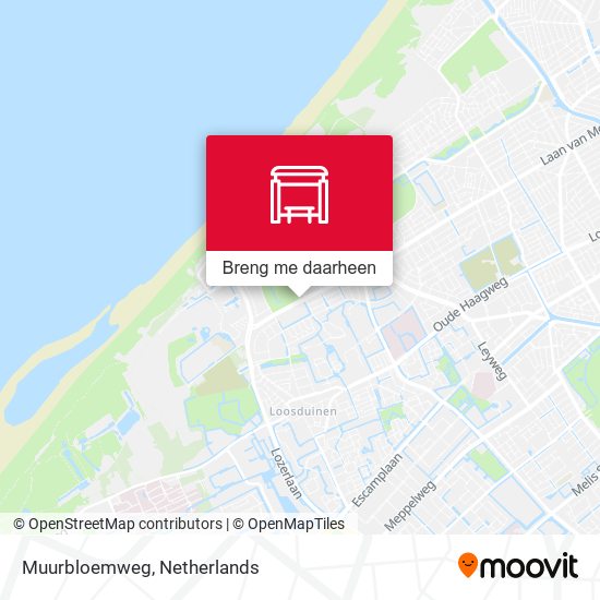 Muurbloemweg kaart