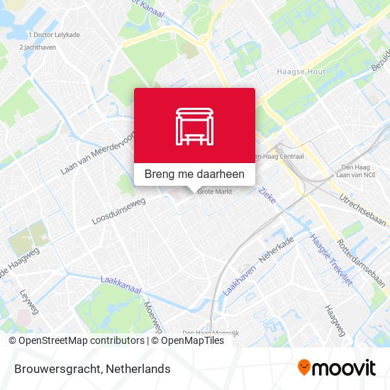 Brouwersgracht kaart