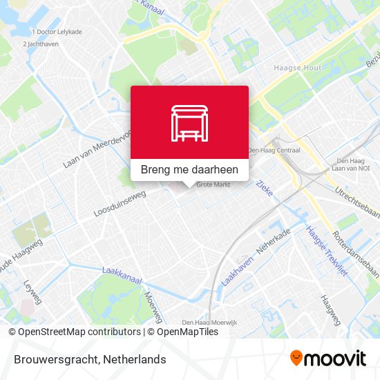 Brouwersgracht kaart