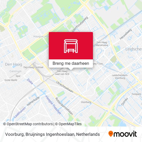 Voorburg, Bruijnings Ingenhoeslaan kaart