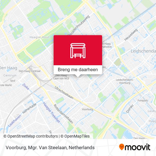Voorburg, Mgr. Van Steelaan kaart