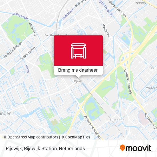 Rijswijk, Rijswijk Station kaart