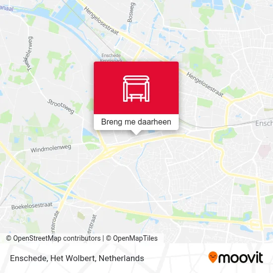 Enschede, Het Wolbert kaart