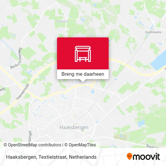 Haaksbergen, Textielstraat kaart