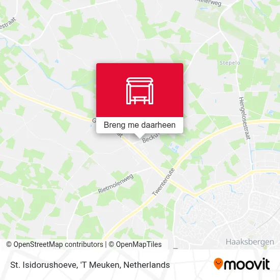 St. Isidorushoeve, 'T Meuken kaart