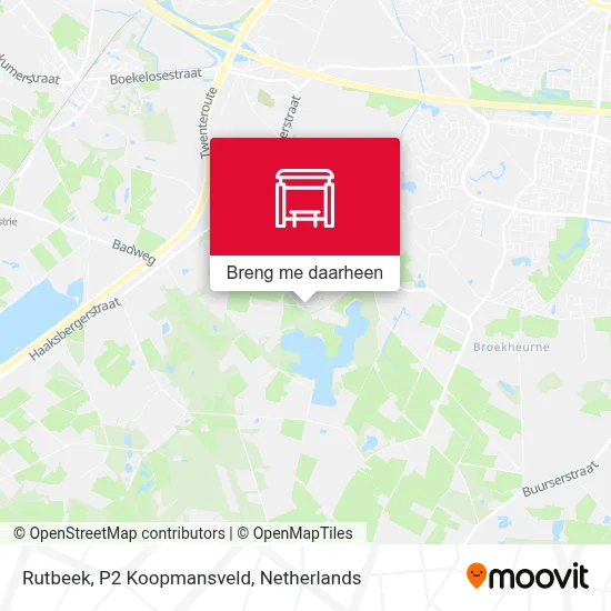 Rutbeek, P2 Koopmansveld kaart