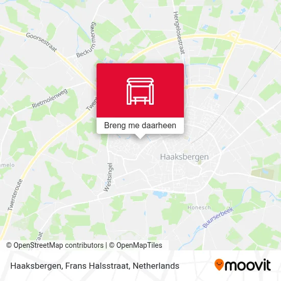 Haaksbergen, Frans Halsstraat kaart