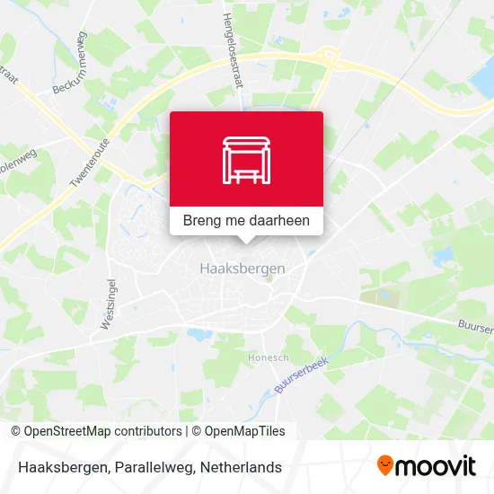Haaksbergen, Parallelweg kaart