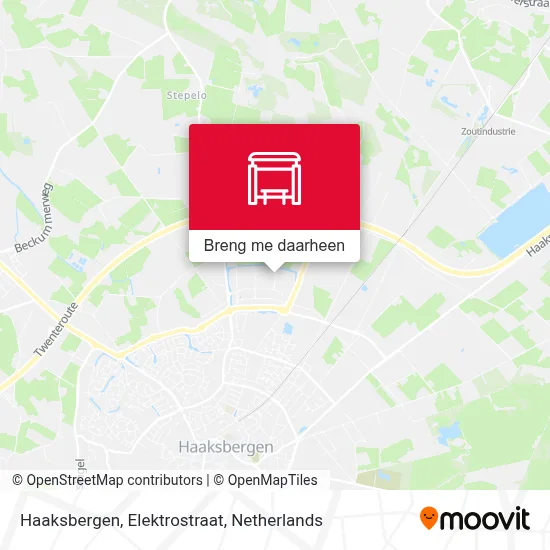 Haaksbergen, Elektrostraat kaart
