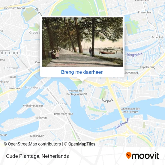 Oude Plantage kaart