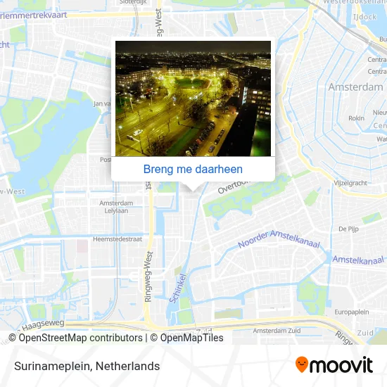 Surinameplein kaart