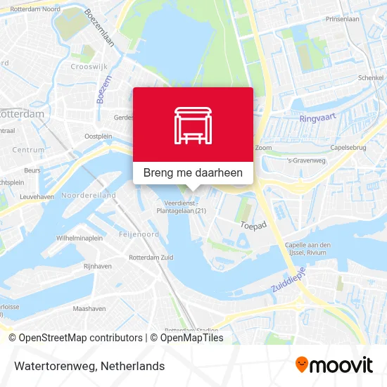 Watertorenweg kaart