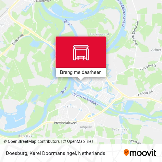 Doesburg, Karel Doormansingel kaart