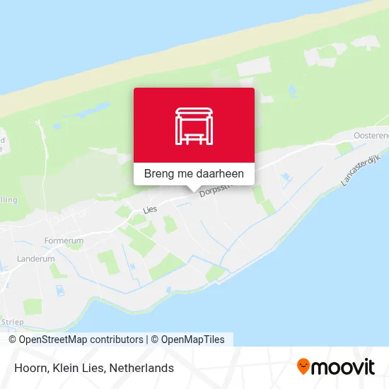 Hoorn, Klein Lies kaart