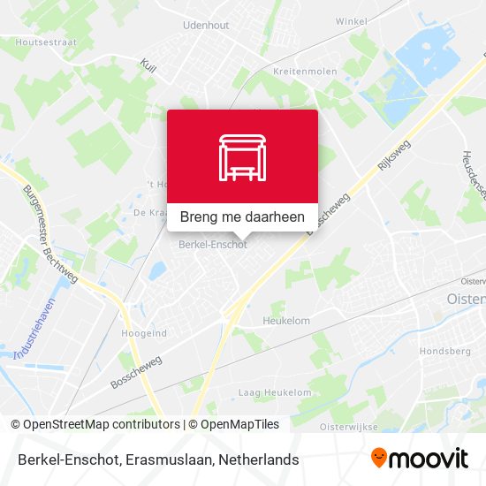 Berkel-Enschot, Erasmuslaan kaart