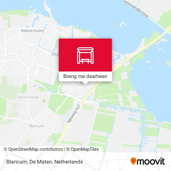 Blaricum, De Maten kaart