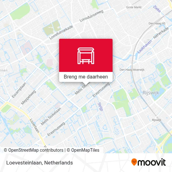 Loevesteinlaan kaart