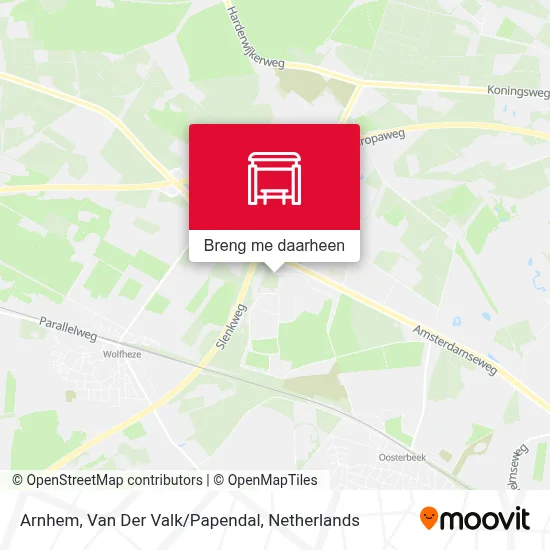 Arnhem, Van Der Valk/Papendal kaart