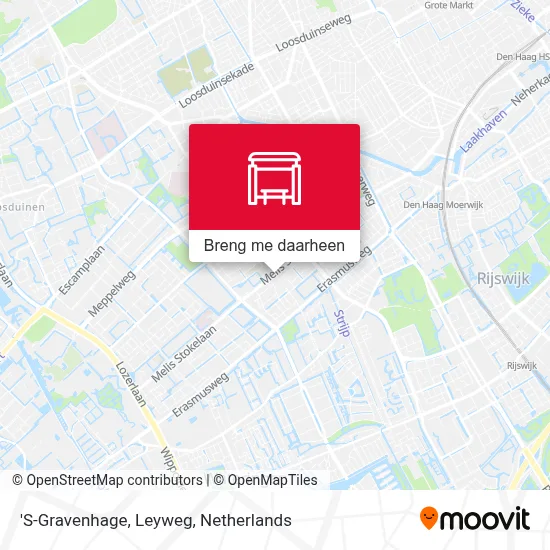 'S-Gravenhage, Leyweg kaart