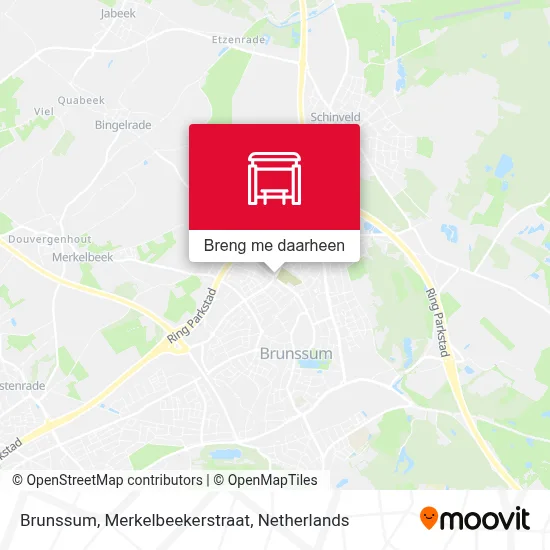 Brunssum, Merkelbeekerstraat kaart