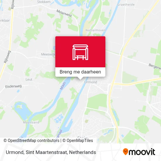 Urmond, Sint Maartenstraat kaart