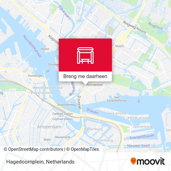 Hagedoornplein kaart