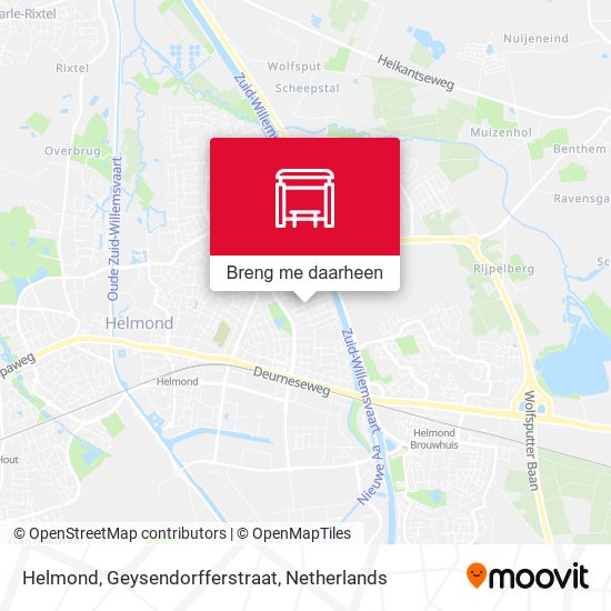 Helmond, Geysendorfferstraat kaart