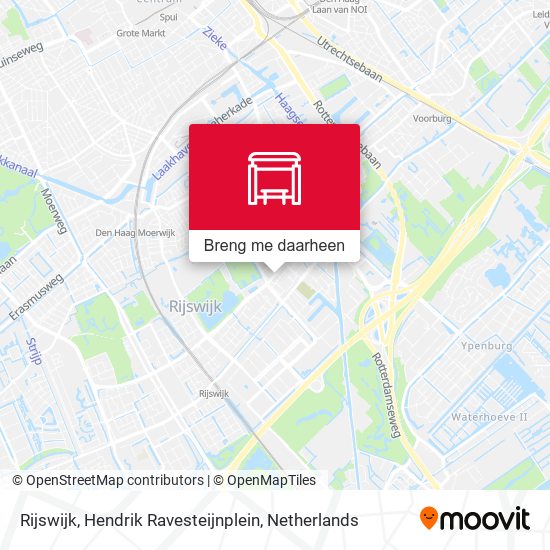 Rijswijk, Hendrik Ravesteijnplein kaart