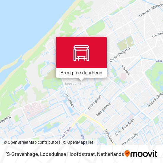 'S-Gravenhage, Loosduinse Hoofdstraat kaart