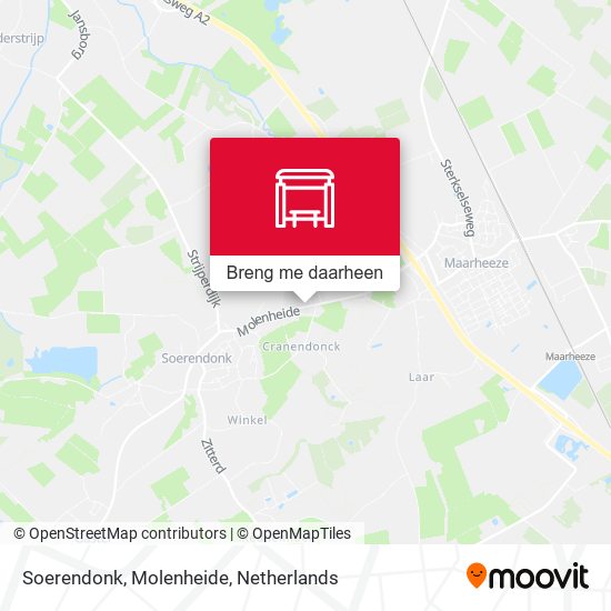 Soerendonk, Molenheide kaart
