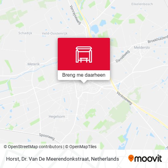 Horst, Dr. Van De Meerendonkstraat kaart