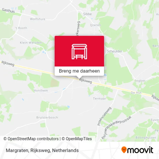 Margraten, Rijksweg kaart