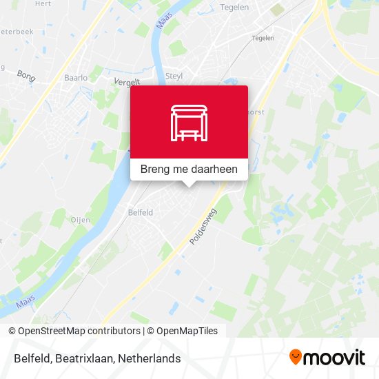 Belfeld, Beatrixlaan kaart