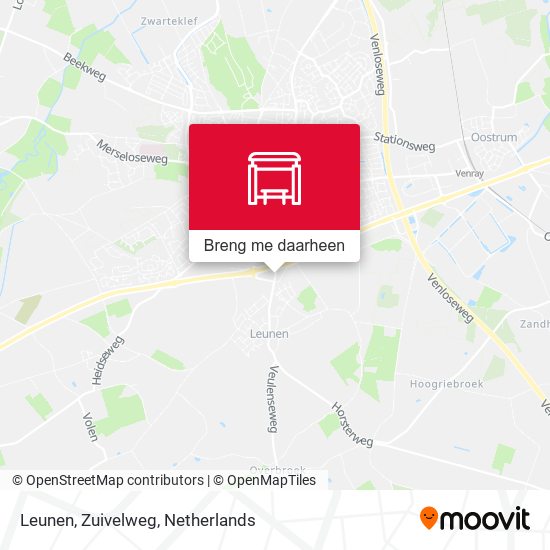 Leunen, Zuivelweg kaart